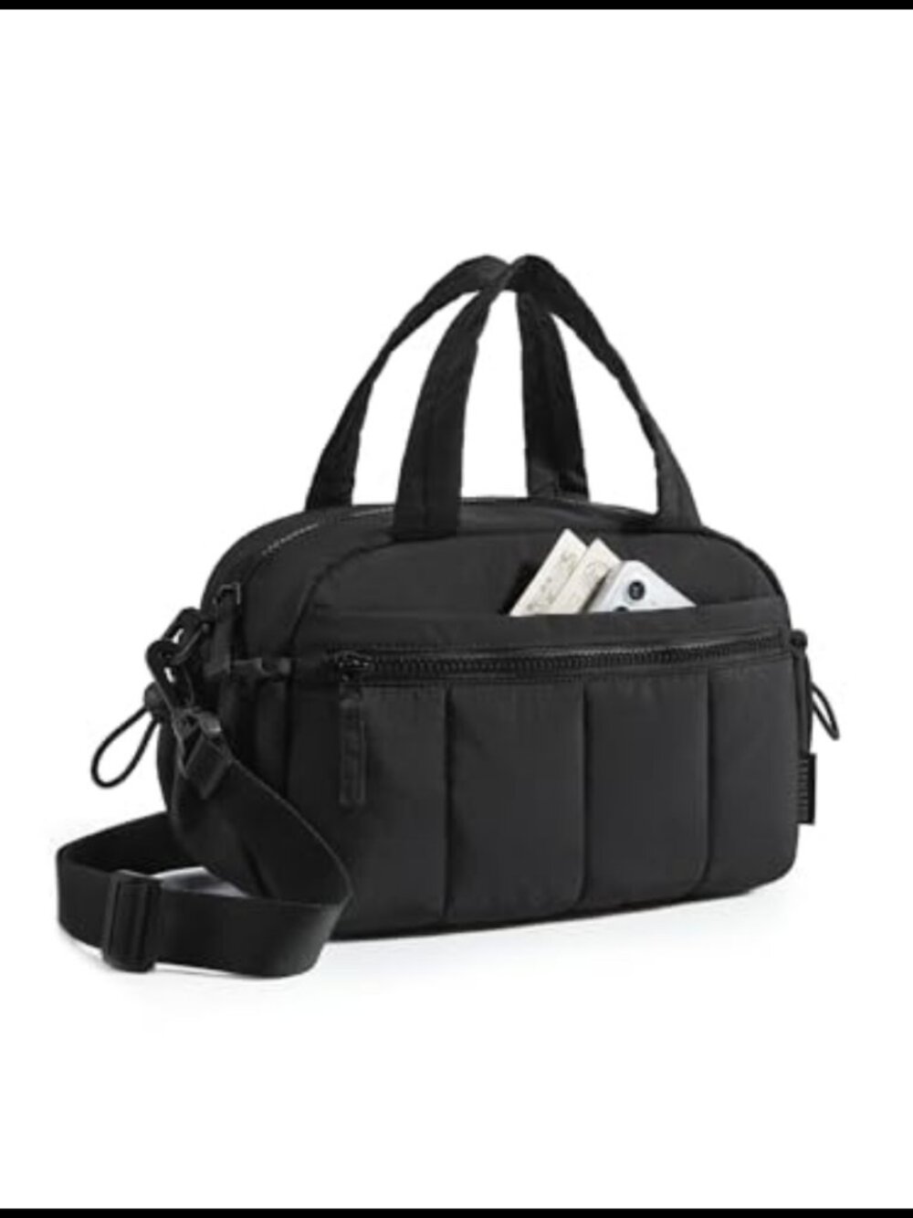 Mini Duffle Bag Crossbody Weekender Travel Gym Taslan Water Resistant